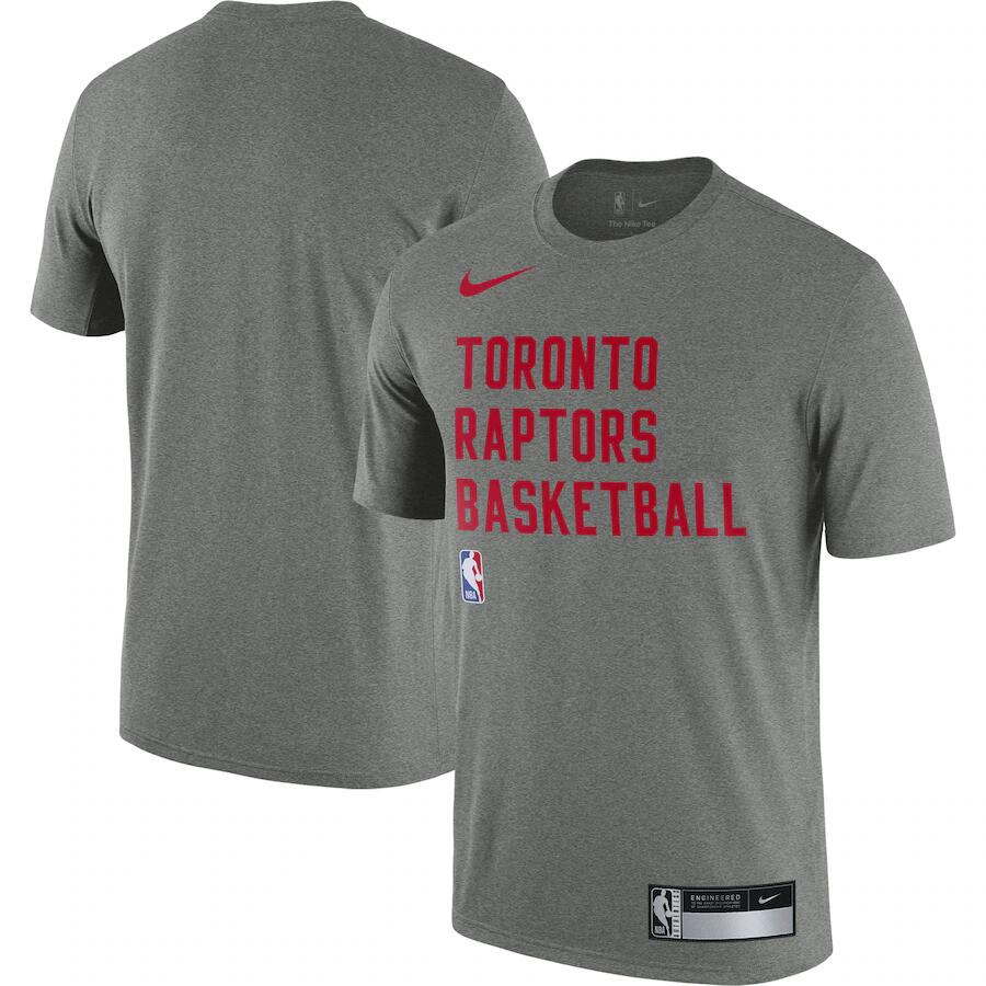 Men's Toronto Raptors Heather Gray 2023/24 Sideline Legend Performance Practice T-Shirt Men's Toronto Raptors Heather Gray 2023/24 Sideline Legend Performance Practice T-Shirt